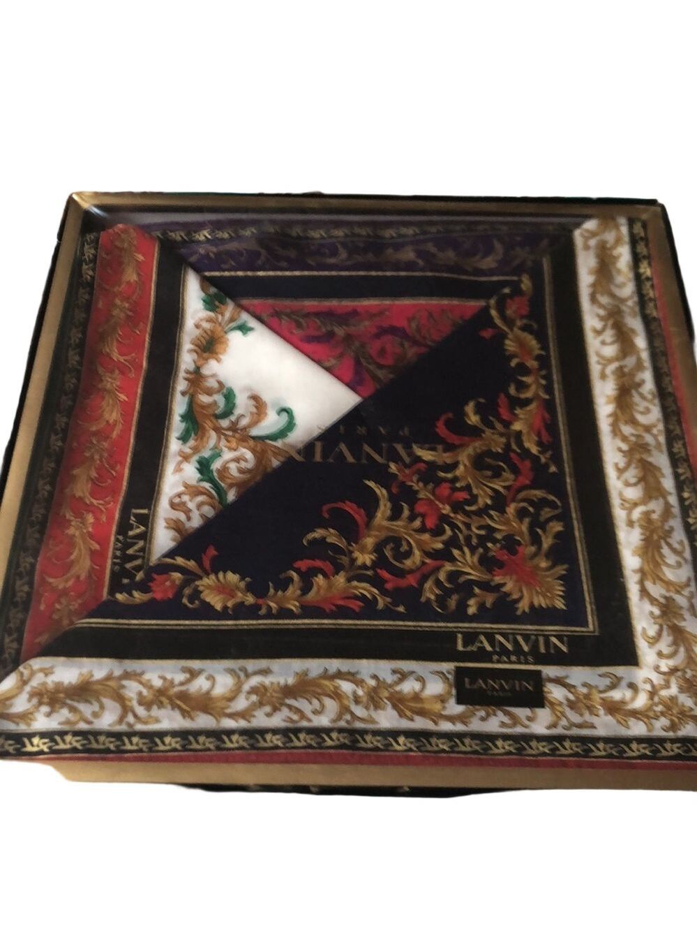LANVIN PARIS 3 handkerchief
